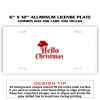 6 X 12 Full Size Aluminum License Plate for Cars and Trucks  Thumbnail
