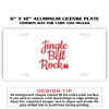 6 X 12 Full Size Aluminum License Plate for Cars and Trucks  Thumbnail