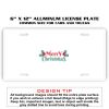 6 X 12 Full Size Aluminum License Plate for Cars and Trucks  Thumbnail