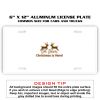 6 X 12 Full Size Aluminum License Plate for Cars and Trucks  Thumbnail