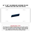 6 X 12 Full Size Aluminum License Plate for Cars and Trucks  Thumbnail