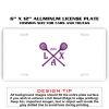 6 X 12 Full Size Aluminum License Plate for Cars and Trucks  Thumbnail