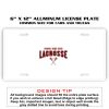 6 X 12 Full Size Aluminum License Plate for Cars and Trucks  Thumbnail
