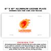 6 X 12 Full Size Aluminum License Plate for Cars and Trucks  Thumbnail