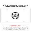6 X 12 Full Size Aluminum License Plate for Cars and Trucks  Thumbnail