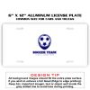 6 X 12 Full Size Aluminum License Plate for Cars and Trucks  Thumbnail