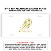 6 X 12 Full Size Aluminum License Plate for Cars and Trucks  Thumbnail