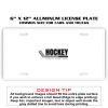 6 X 12 Full Size Aluminum License Plate for Cars and Trucks  Thumbnail