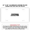 6 X 12 Full Size Aluminum License Plate for Cars and Trucks  Thumbnail