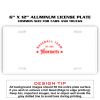 6 X 12 Full Size Aluminum License Plate for Cars and Trucks  Thumbnail