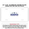 6 X 12 Full Size Aluminum License Plate for Cars and Trucks  Thumbnail