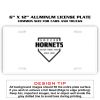 6 X 12 Full Size Aluminum License Plate for Cars and Trucks  Thumbnail