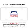6 X 12 Full Size Aluminum License Plate for Cars and Trucks  Thumbnail