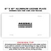 6 X 12 Full Size Aluminum License Plate for Cars and Trucks  Thumbnail