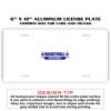 6 X 12 Full Size Aluminum License Plate for Cars and Trucks  Thumbnail