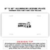 6 X 12 Full Size Aluminum License Plate for Cars and Trucks  Thumbnail