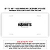 6 X 12 Full Size Aluminum License Plate for Cars and Trucks  Thumbnail