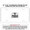 6 X 12 Full Size Aluminum License Plate for Cars and Trucks  Thumbnail