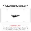6 X 12 Full Size Aluminum License Plate for Cars and Trucks  Thumbnail