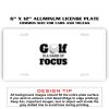 6 X 12 Full Size Aluminum License Plate for Cars and Trucks  Thumbnail