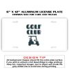 6 X 12 Full Size Aluminum License Plate for Cars and Trucks  Thumbnail