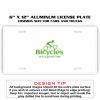 6 X 12 Full Size Aluminum License Plate for Cars and Trucks  Thumbnail