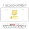 6 X 12 Full Size Aluminum License Plate for Cars and Trucks  Thumbnail