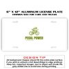 6 X 12 Full Size Aluminum License Plate for Cars and Trucks  Thumbnail