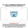 6 X 12 Full Size Aluminum License Plate for Cars and Trucks  Thumbnail