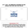 6 X 12 Full Size Aluminum License Plate for Cars and Trucks  Thumbnail