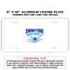 6 X 12 Full Size Aluminum License Plate for Cars and Trucks  Thumbnail