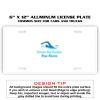6 X 12 Full Size Aluminum License Plate for Cars and Trucks  Thumbnail