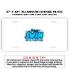 6 X 12 Full Size Aluminum License Plate for Cars and Trucks  Thumbnail