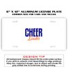 6 X 12 Full Size Aluminum License Plate for Cars and Trucks  Thumbnail