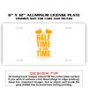 6 X 12 Full Size Aluminum License Plate for Cars and Trucks  Thumbnail