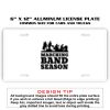 6 X 12 Full Size Aluminum License Plate for Cars and Trucks  Thumbnail