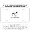 6 X 12 Full Size Aluminum License Plate for Cars and Trucks  Thumbnail