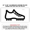 6 X 12 Full Size Aluminum License Plate for Cars and Trucks  Thumbnail