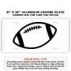 6 X 12 Full Size Aluminum License Plate for Cars and Trucks  Thumbnail