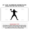 6 X 12 Full Size Aluminum License Plate for Cars and Trucks  Thumbnail