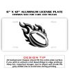 6 X 12 Full Size Aluminum License Plate for Cars and Trucks  Thumbnail