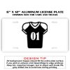 6 X 12 Full Size Aluminum License Plate for Cars and Trucks  Thumbnail