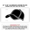 6 X 12 Full Size Aluminum License Plate for Cars and Trucks  Thumbnail