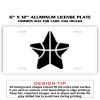 6 X 12 Full Size Aluminum License Plate for Cars and Trucks  Thumbnail