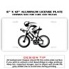 6 X 12 Full Size Aluminum License Plate for Cars and Trucks  Thumbnail