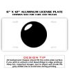 6 X 12 Full Size Aluminum License Plate for Cars and Trucks  Thumbnail