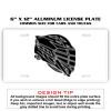 6 X 12 Full Size Aluminum License Plate for Cars and Trucks  Thumbnail