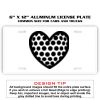 6 X 12 Full Size Aluminum License Plate for Cars and Trucks  Thumbnail