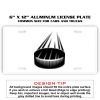 6 X 12 Full Size Aluminum License Plate for Cars and Trucks  Thumbnail