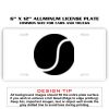 6 X 12 Full Size Aluminum License Plate for Cars and Trucks  Thumbnail